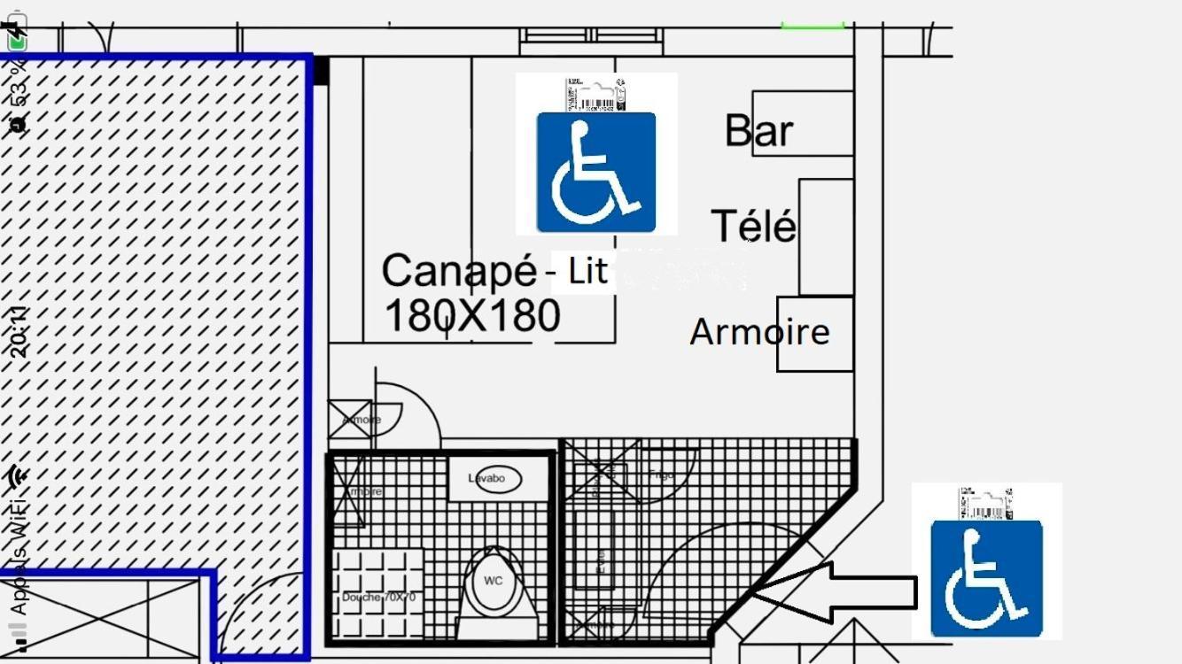 Studio "Maryline" Sejours Parisiens Abordables - Rez De Chaussee Sur Beau Patio Ombrage- Accessible Handcaps - Grand Canape-Lit Clic Clac 2 Places - Cuisine Equipee - Salle De Bains - 5 Minutes Du Metro Brochant Ligne 13,Bus 74 Et 31 Exterior photo